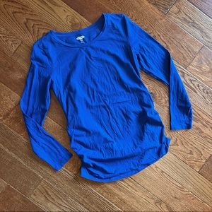 Blue Maternity Old Navy Fitted Long Sleeve